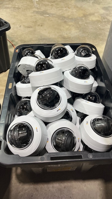 1080p Network Camera ONVIF Axis P3245-LV Security Camera System - White gallery