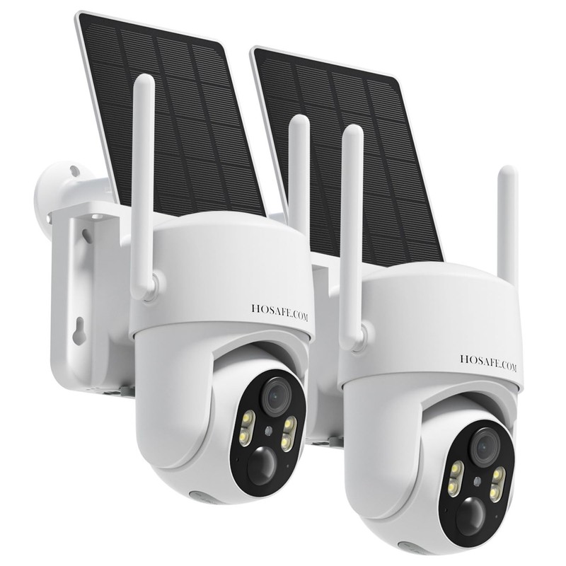 Outdoor Security Camera Wireless, 360° PTZ Remote Wireless Cameras for Home S…