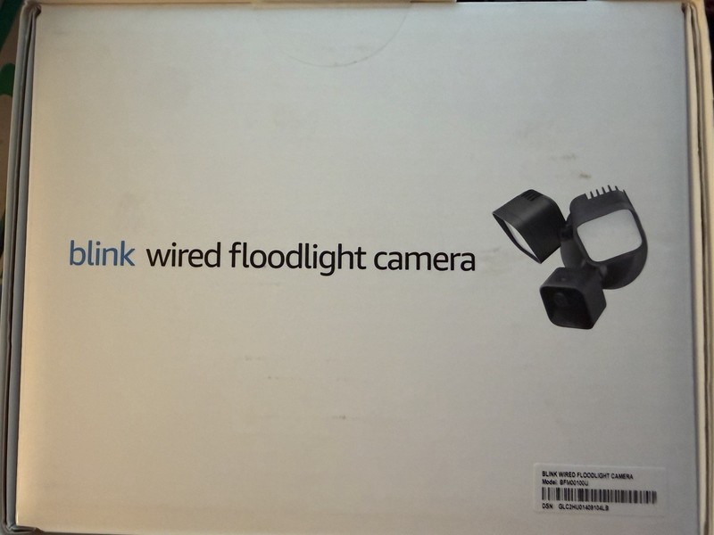 Blink Wired Floodlight Camera 1080p Outdoor Motion Siren Alexa Wi-Fi Black gallery