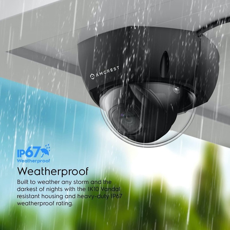 Amcrest 4K IP PoE Camera UltraHD 8MP Dome Security IP8M-2493EB-V2 Warranty gallery