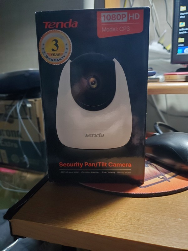 Tenda CP3 Wireless Baby Monitor Pan / Tilt Camera 2-Way Audio Night Vision 1080P