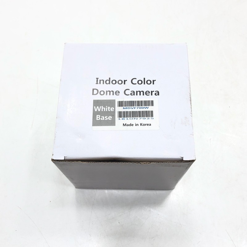 NEW MDVF700-W Indoor Color Analog Dome Security CCTV Camera, 2.8-12mm White