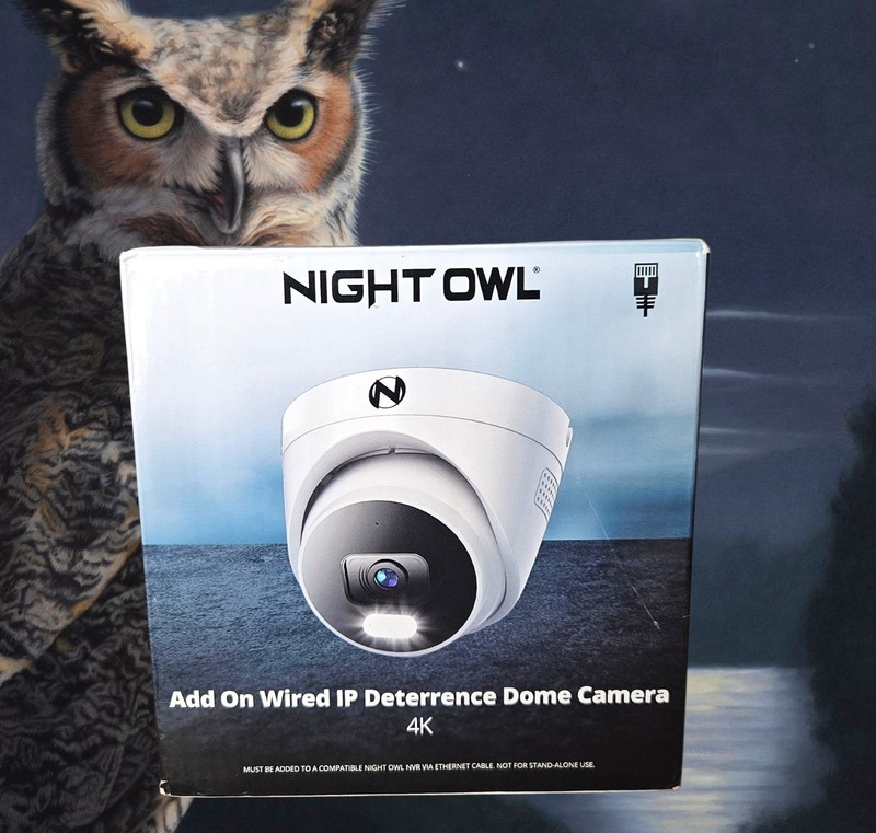 NEW Night Owl 4K Wired Add-On Security Camera – Spotlight & 2-Way Audio