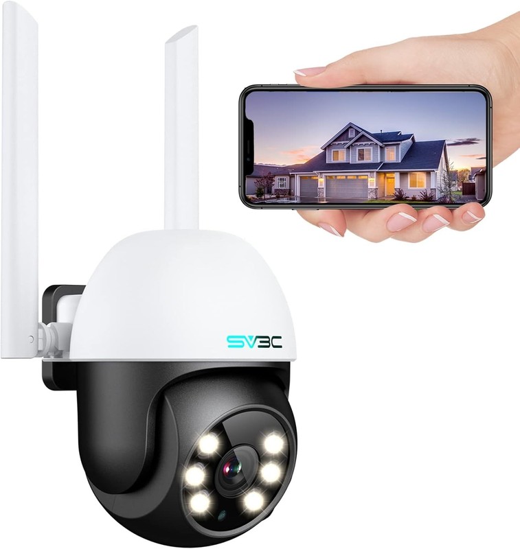 Waterproof PTZ Security Camera - 24/7 Monitoring, Auto Tracking, SD Storage gallery