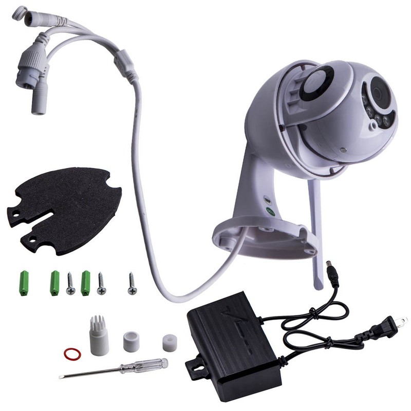 1080P HD Wireless PTZ Camera with 5X Zoom for Home Security IP66 Waterproof