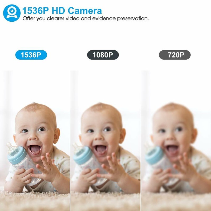 Baby Camera Monitor 1536P Wireless IP Camera Smart Security Camera Pet Camera gallery