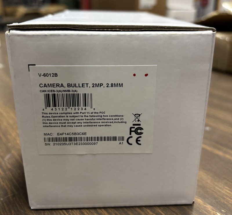 DMP V-6012B indoor/outdoor 2mp camera