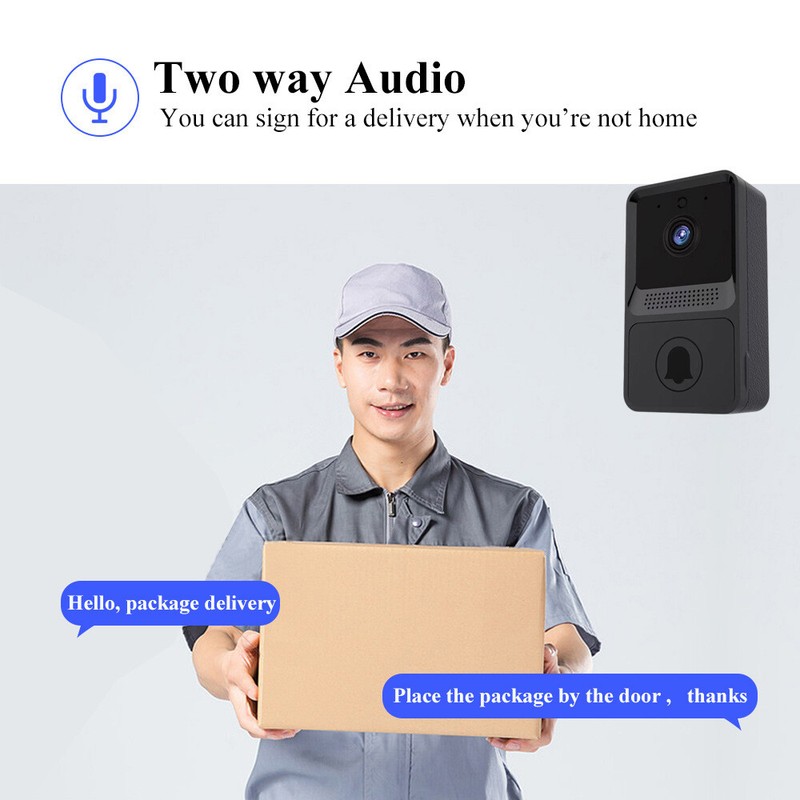 Smart Wireless WiFi Video Doorbell Phone Camera Door Bell Ring Intercom Security gallery
