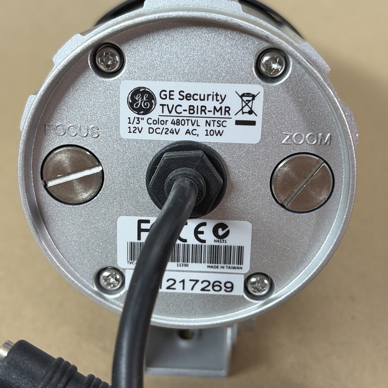 GE Security TVC-BIR-MR TruVision 480TVL IR Bullet CCTV Camera Untested gallery