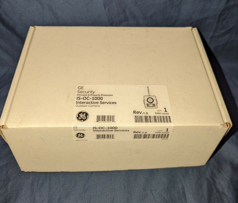 GE Security IS-OC-1000 Interactive Outdoor Indoor Wireless Security Camera NEW