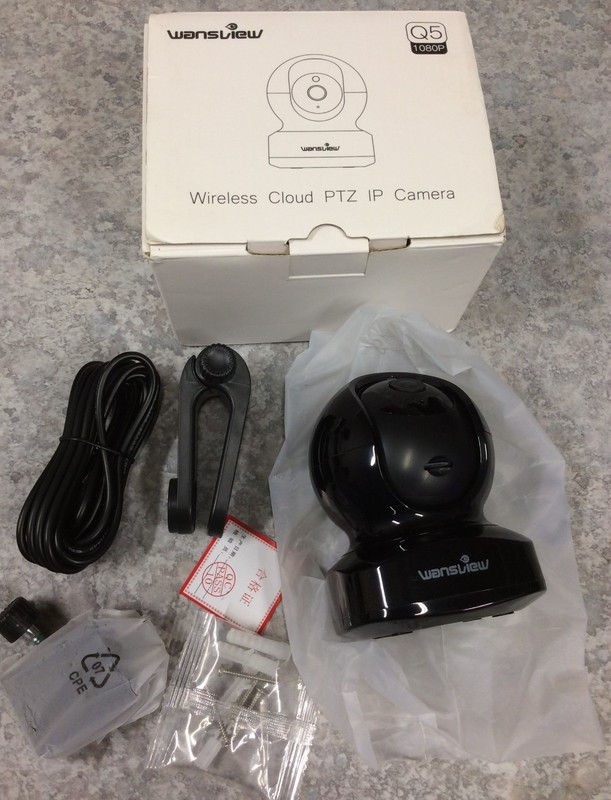 Wansview Wireless Cloud PTZ IP Security Camera, 1080P HD, WiFi Indoor Q5 - Black gallery