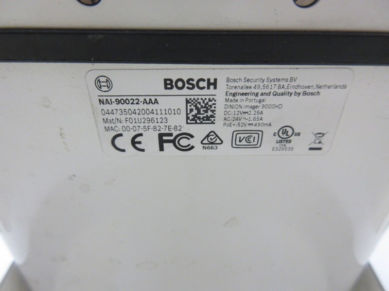 Bosch NAI-90022-AAA Outdoor 27W Wall IP Camera 1080P Used Free Shipping gallery