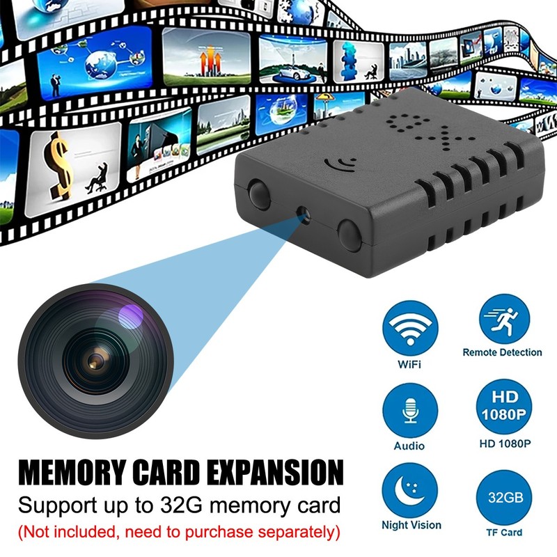 Compact USB WiFi Camera 2.4G Wireless Remote View iWFCam Night Vision No Battery gallery