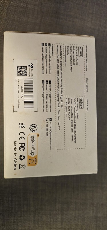 Galayou R2 Pro 2K Battery Wireless Security Camera Wi-Fi IP65 Night Vision gallery