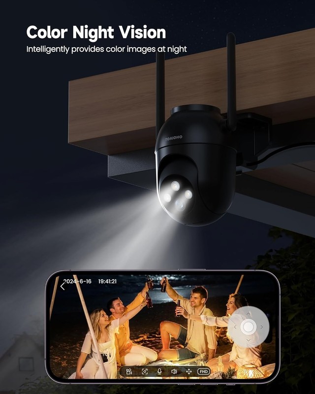 3MP Security Camera Outdoor Wired: Camera for Home Security Outdoor 2.4G/5G W... gallery