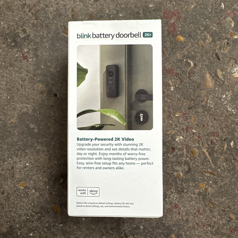 Blink Wireless Video Doorbell 2K HD Battery Camera Alexa Compatible Brand New gallery