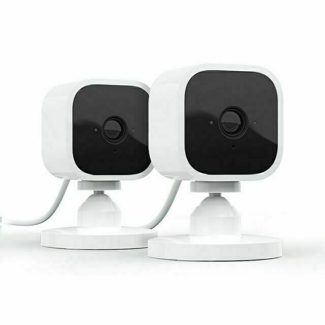 Blink Mini Indoor Plug-In HD Smart Security Camera – Pack of 2