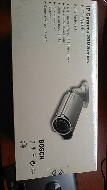 Bosch NTC-255-PI IP Outdoor IR Bullet Camera, 3.7-10mm Lens, PoE