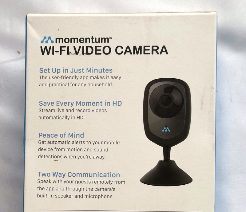 Home Security Camera | Momentum WI-FI | Live HD Video MOCAM-720-01 Two Way Audio gallery