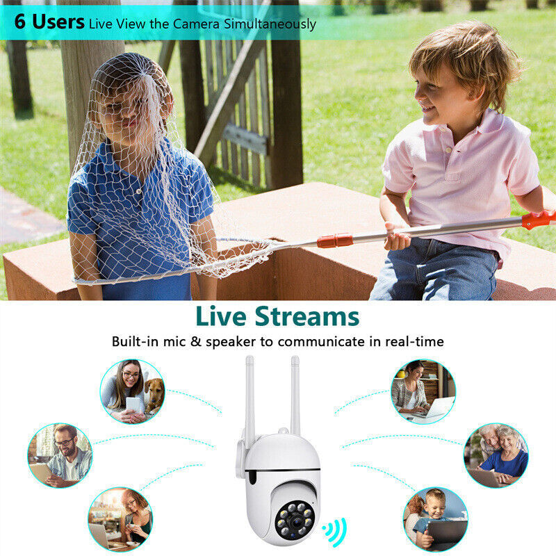 App Control 5G Wifi IP Security Camera Smart Night Vision Outdoor Indoor Camera gallery