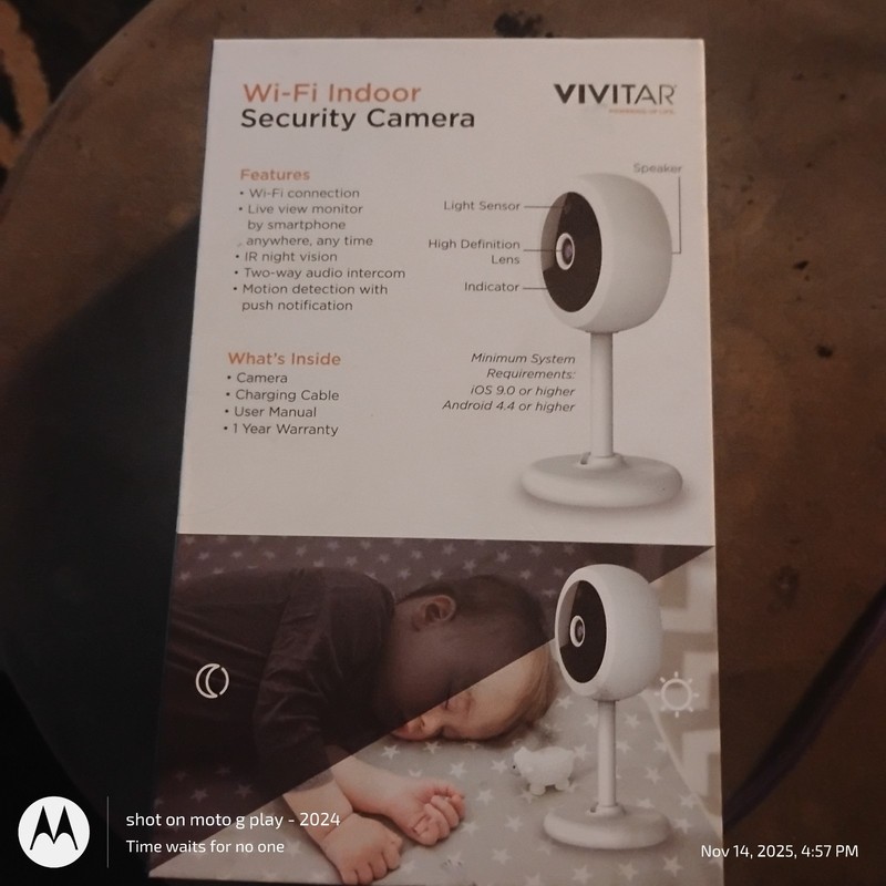 vivtar wifi indoor camera ios 9.0 or higher android 4.4 or higher gallery