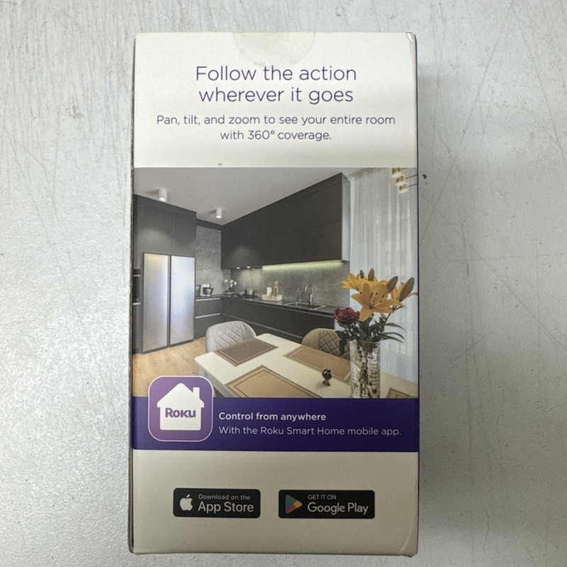 Roku Indoor Pan Tilt Camera 360 SE Model CP1000X gallery