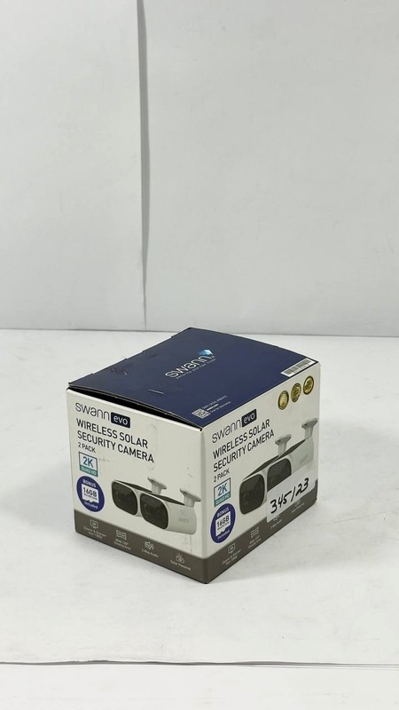 Swann Evo Wireless Outdoor 2K Cameras with Integrated Solar Panel (AS IS) gallery