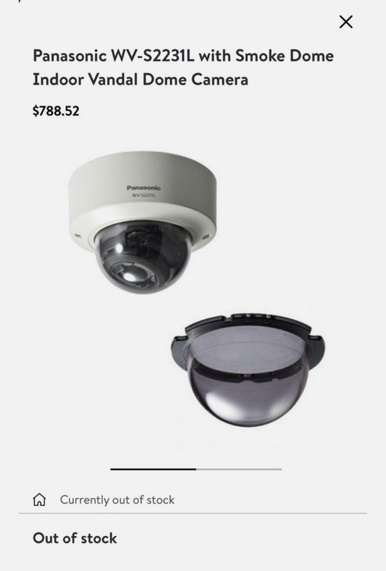 Panasonic i-PRO WV-S2531LN 1080p Outdoor Network Dome Camera with Night Vision gallery