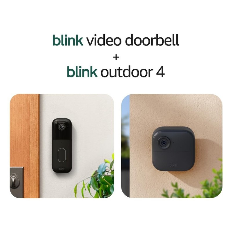 Amazon Blink Video Doorbell+Outdoor4 Wireless smart security with three cameras gallery