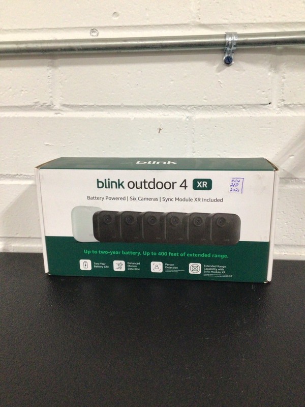 Blink Outdoor 4 XR , 6 Camera System w/Sync Module Included