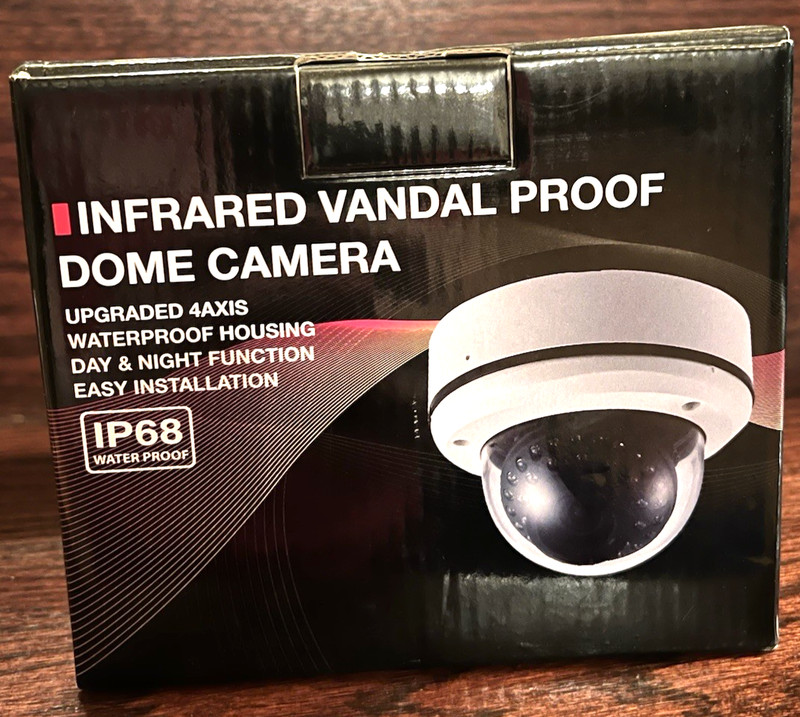 Infrared Vandal Proof Dome Camera 4514AVF 2-4mp Hi res IP68 Outdoor rated
