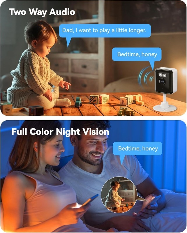 2K Home Security Camera with AI Text Recognition & Night Vision - Solar Powered gallery