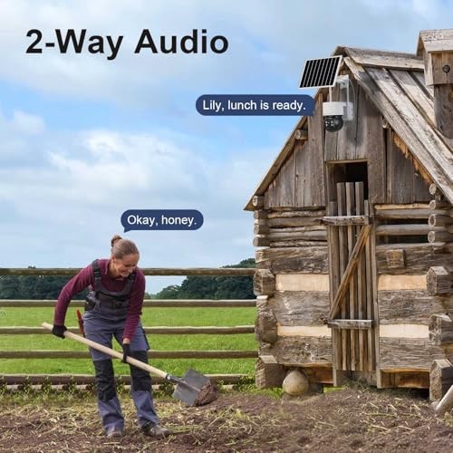 4G LTE Wireless Security Camera, No Internet/WiFi Needed, Solar, 2K HD, 360 PTZ, gallery