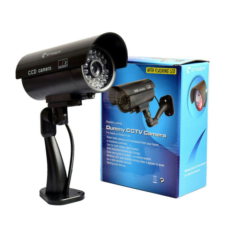 CCTV False Outdoor Wireless Camera Fake Dummy Security Waterproof Camera IR LED gallery