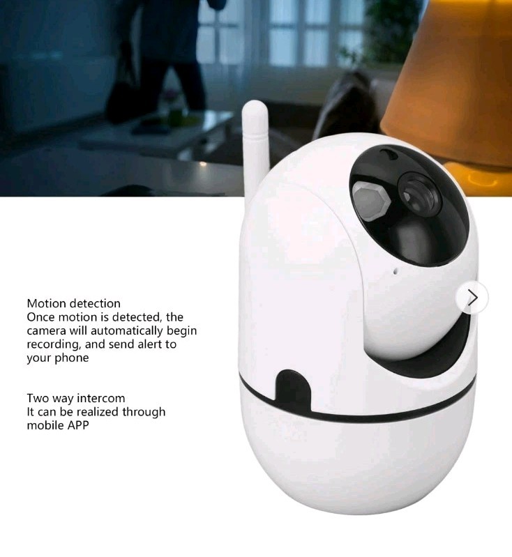 WiFi Dome Security Smart Camera Set 1080p w/ AI Motion Tracking Model White gallery