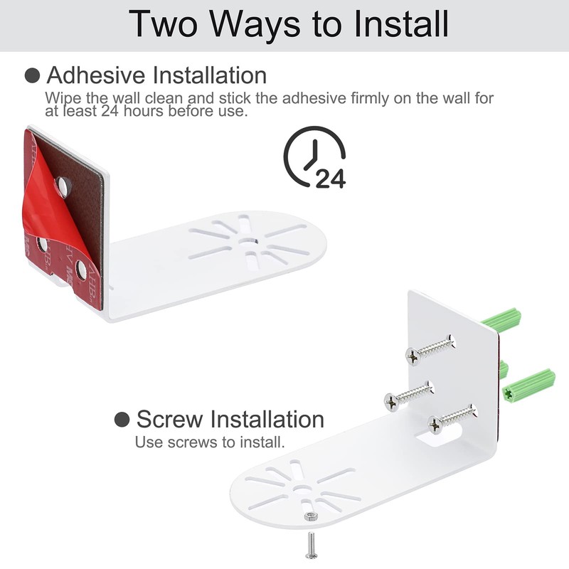 3PCS Wall Mount Camera Shelf- Metal Small Wall Shelf with Adhesive,Universal ... gallery