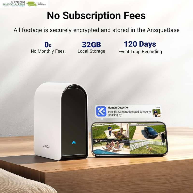 4 Camera Kit, No Subscription Fees, Solar Powered, Local Storage, 365-Day Batter gallery