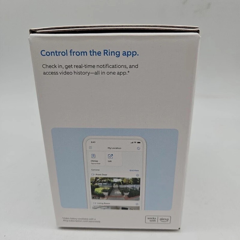 Ring Starter Set with Battery Doorbell and Indoor Cam - Model #B0CZVXB3XT gallery