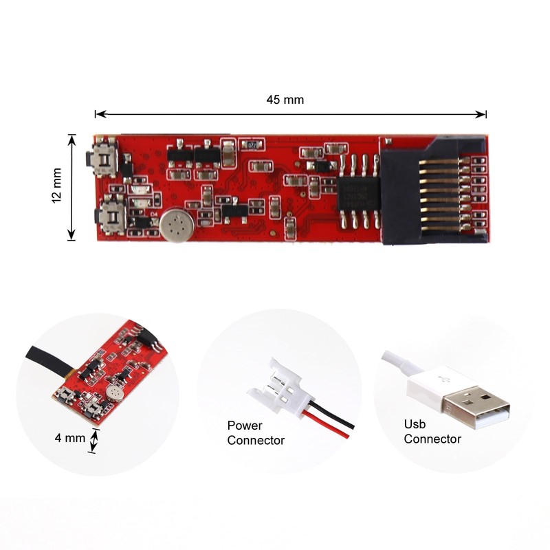 C55-R Low Power 3GP Camera Module, Red Module 352x288 Resolution, gallery