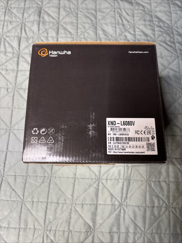 Hanwha Techwin XND-L6080V 2MP Vandal IP Dome Security Camera RJ45 Wisenet PoE gallery