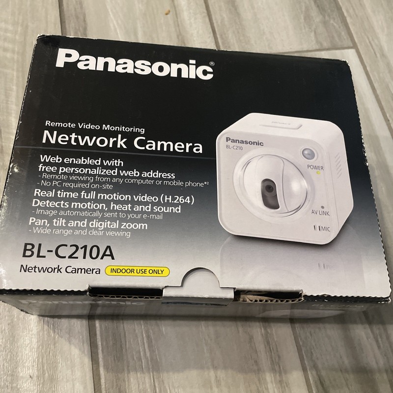 New in-box Panasonic BL-C210A Network Enabled Security Indoor Camera