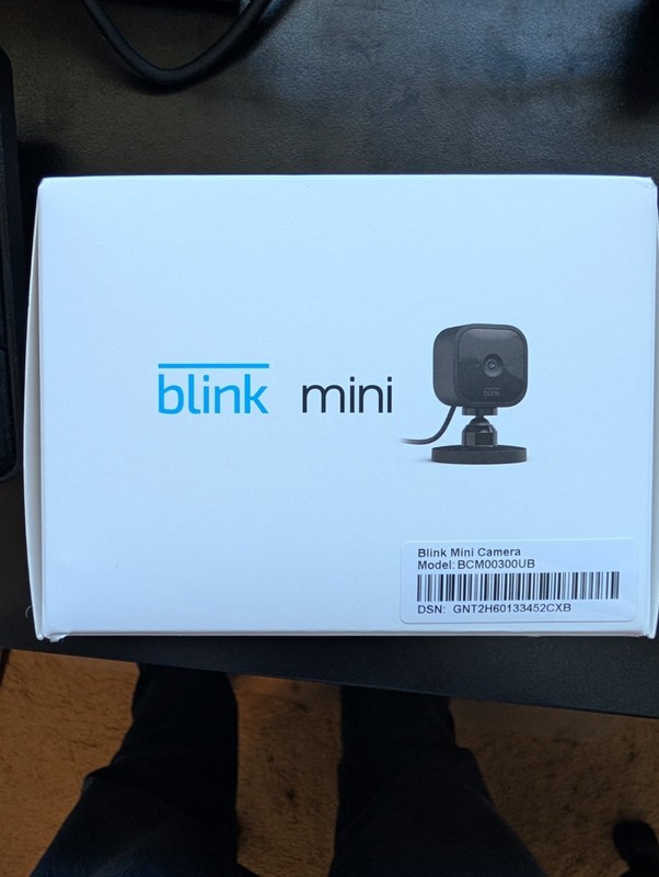 Blink BCM00300UB Mini Indoor 1080p Wi-Fi Security Camera - Black gallery