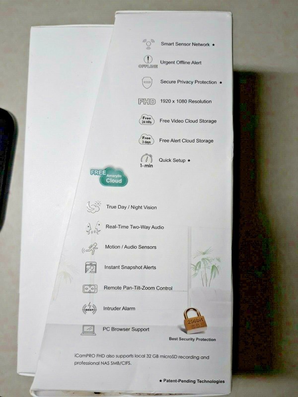 Amaryllo Robot FHD Home Security Camera, Wi-Fi Enabled with Two Way Audio gallery