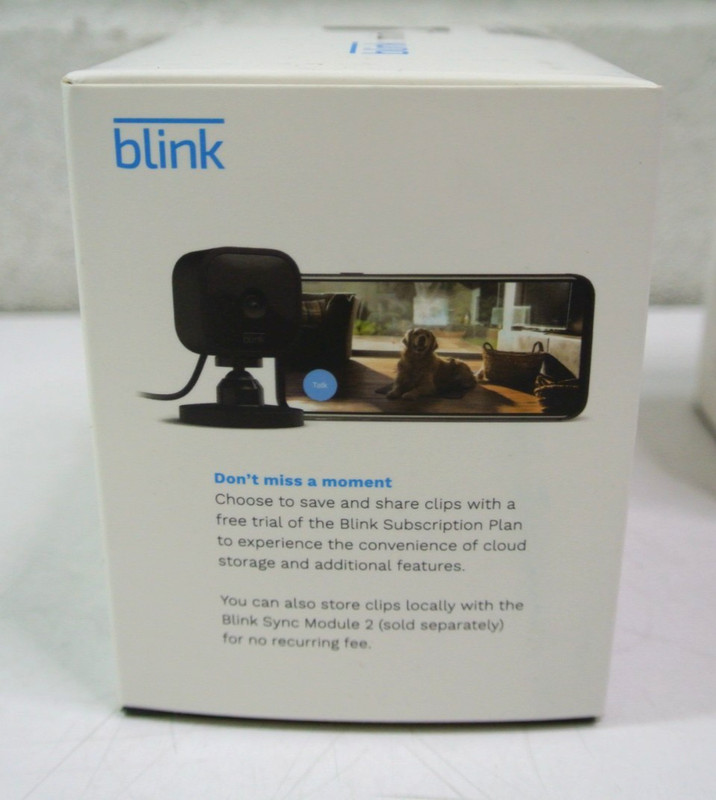 2 Blink Mini Indoor 1080p Wi-Fi Security Camera BCM00300UB - Black gallery