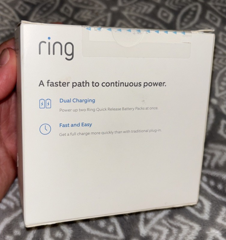 New Sealed Ring Charging Station Kit Quick Release Battery Pack of Ring Camera gallery