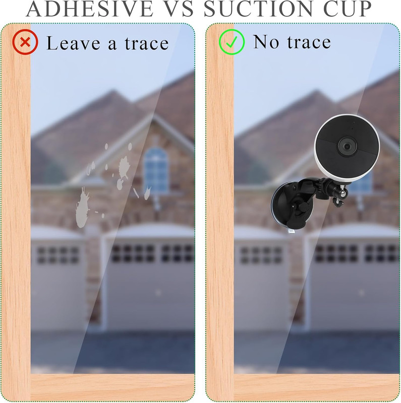 2 Pack Window Mount Compatible with Wyze Cam V4/V3,Google Nest Cam Battery | gallery
