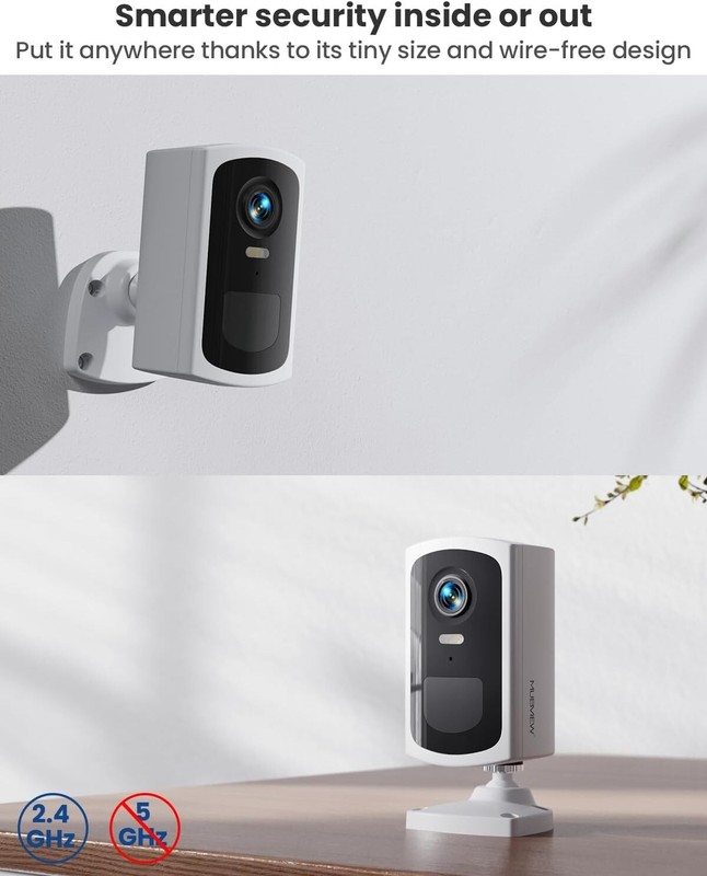 Advanced 2K Outdoor Security Camera: Color Night Vision, AI Motion Detection,... gallery