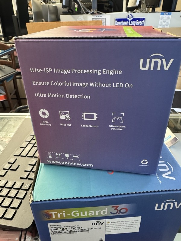 Uniview IPC3624SR-ADF28KM-WP 4MP ColorHunter Wise-ISP Turret IP Camera 2.8mm gallery