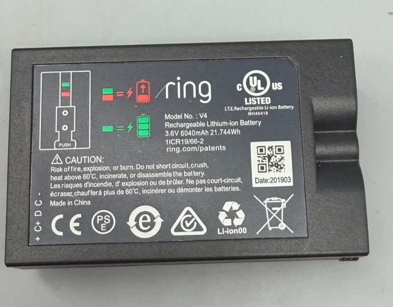 Ring Stick Up Cam Battery HD Security Camera (3rd Gen)(5UM7E5) - Black gallery