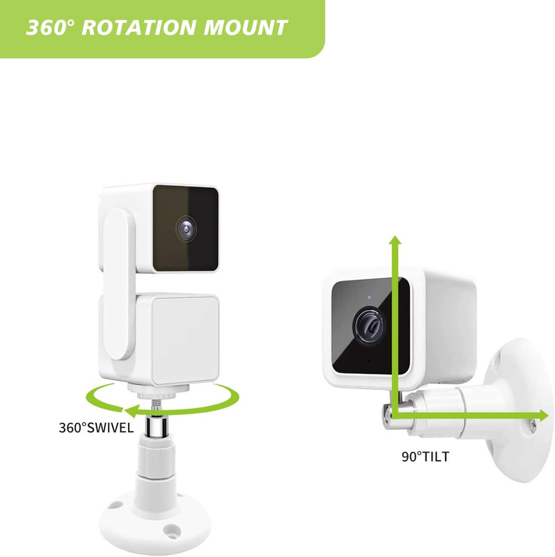2 Pack Wall Mount Compatible with Wyze Cam Pan V3, Indoor and Outdoor Security M gallery
